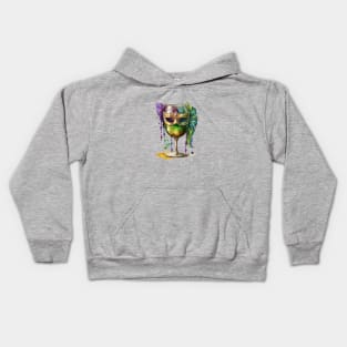 Cheers to Mardi Gras Kids Hoodie